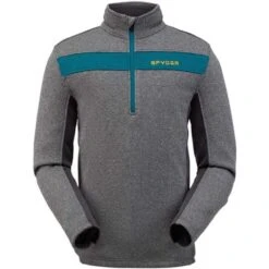 Spyder Encore Half Zip Fleece Jacket - Men's -Ski Supplies Store 191252029 encore halfz flc ebny