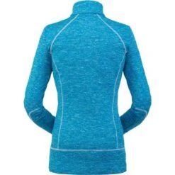 Spyder Accord Zip T-Neck - Women's -Ski Supplies Store 194085425 spyn accord zipt lagoon back