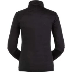 Spyder Shimmer Bug Zip T-Neck - Women's - 2023 Model -Ski Supplies Store 194091001 spyn shim bug zipt blk back