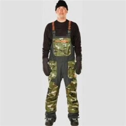 ThirtyTwo Basement Bib - Men's -Ski Supplies Store 32S 8130001077 camo 1