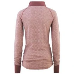 Kari Traa Voss Cashmere Mix Half Zip - Women's -Ski Supplies Store 623108 taupe product2 2223fw