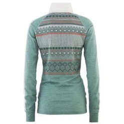Kari Traa Tuva Half Zip - Women's -Ski Supplies Store 623125 sage product 2 2223fw