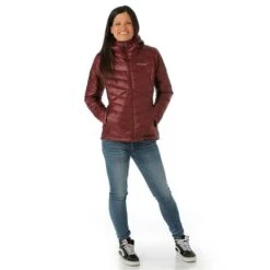 Columbia Joy Peak Hooded Jacket - Women's - 2023 Model 19 Columbia Joy Peak Hooded Jacket - Women's - 2023 Model -Ski Supplies Store FW23 Columbia WomensJoyPeakHoodedJacket Malbec Model2