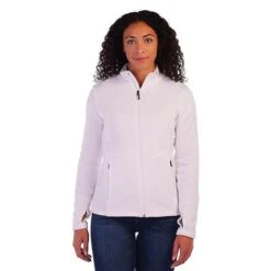 Spyder Soar Fleece Jacket - Women's -Ski Supplies Store FW23 Spyder WomensSoarJacket White