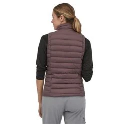 Patagonia Women's Down Sweater Vest With NetPlus - 84629 -Ski Supplies Store PAT 84629 dusky brown model2