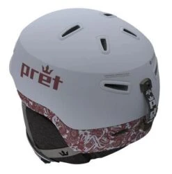 Pret Sol X Helmet - Women's 11 Pret Sol X Helmet - Women's -Ski Supplies Store PRE SOLX maroon paisley 3