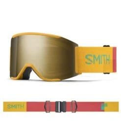 Smith Squad MAG Goggle 13 Smith Squad MAG Goggle -Ski Supplies Store SMI SQUAD MAG saffron sun blk gold M0043106W99MN