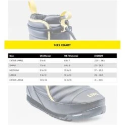 Line Apres Bootie 2.0 -Ski Supplies Store apres bootie 2 chart