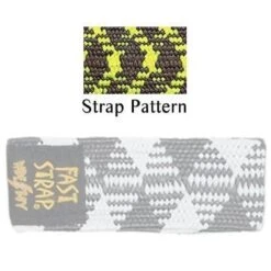Fast Strap Wide Boy Ski Strap (2 Per Pack) -Ski Supplies Store black neon yellow fast strap wide boy ski strap 30974