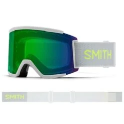 Smith Squad XL Goggle -Ski Supplies Store fw21 smith squadxl sportwhite cpgreen goggle