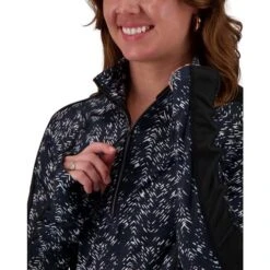 Obermeyer Discover 1/4 Zip - Women's -Ski Supplies Store fw22 1903321103 s05 moddet1