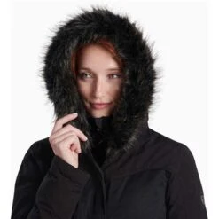 Kuhl Ukon Down Parka - Women's -Ski Supplies Store fw22 23 2200 ws ukon down parka blackout detail 5