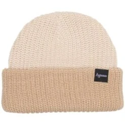 Autumn Simple Dual Tone Beanie -Ski Supplies Store fw22 autumn dual khaki