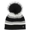 Chaos Roma Stripe Pom Beanie