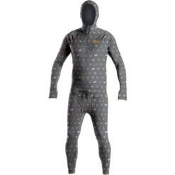 Airblaster Classic Ninja One Piece Suit - Men's (ABMNJ1) -Ski Supplies Store fw22 mens classic ninja suit grey camp print 2122