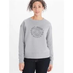 Marmot Mtn Works CN Sweatshirt - Women's 6 Marmot Mtn Works CN Sweatshirt - Women's -Ski Supplies Store fw22 mtn workscn sleetm12020 502 s02
