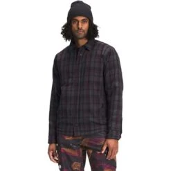 Men The North Face Fort Point Insulated Flannel - NF0A3LZH -Ski Supplies Store fw22 nf0a3lzh 2p7 alt1