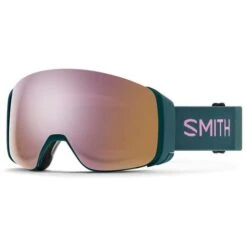 Smith 4D Mag Goggle -Ski Supplies Store fw22 snow 4d mag everglade rose gold m0073201999m5