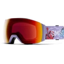 Smith I/O MAG XL Goggle -Ski Supplies Store fw22 snow io mag xl lilac tropics chromapop sun red mirror m00713044996k