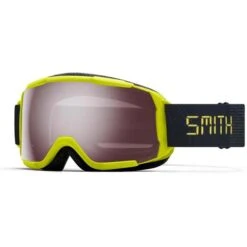 Smith Grom Goggle - Youth -Ski Supplies Store fw22 snowgrom neon yellow digital ignitor mirror m00666078994u