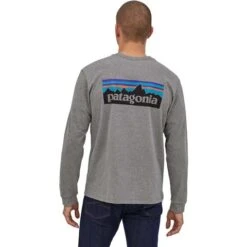 Patagonia L/S P-6 Logo Responsibili-Tee - Men's (38518) -Ski Supplies Store fw22 wbf20 38518 glh kt2