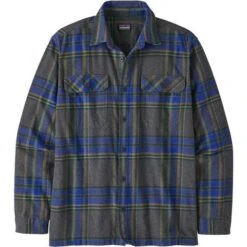 Patagonia L/S Organic Cotton Midweight Fjord Flannel Shirt - Men's (42400) -Ski Supplies Store fw22 wbf21 42400 edbk