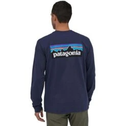 Patagonia L/S P-6 Logo Responsibili-Tee - Men's (38518) -Ski Supplies Store fw22 wbs20 38518 cny mk2