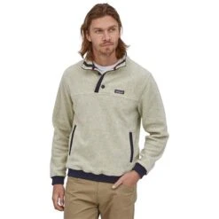 Patagonia Shearling Button P/O - Men's (26140) -Ski Supplies Store fw22 wbs21 26140 oat cs1