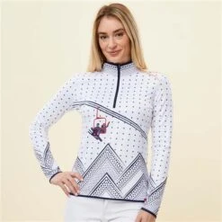 Krimson Klover Adrenaline 1/4 Zip Base Layer Top - Women's -Ski Supplies Store fw23 2016 187 studio 0023