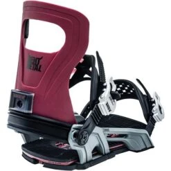 Bent Metal Logic Bindings - Men's -Ski Supplies Store fw23 2022 2023 bent metal logic snowboard binding red 02