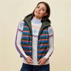 Krimson Klover Vesta Reversible Hooded Vest - Women's -Ski Supplies Store fw23 2050 312 studio 1616