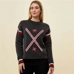 Krimson Klover Traverse Pullover Sweater - Women's -Ski Supplies Store fw23 2066 005 studio 1746