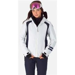 Rossignol Controle Jacket - Women's -Ski Supplies Store fw23 rossignol controle jacket womens white front person