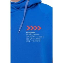 686 Exploration Pullover Hoodie - Men's -Ski Supplies Store fw23 686 mensexplorationpulloverhoodie nasablue 8