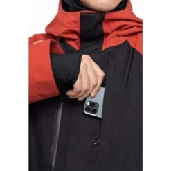 686 GTX Core Shell Jacket - Men's -Ski Supplies Store fw23 686 mensgtxcoreshelljacket brickredcolorblock 10