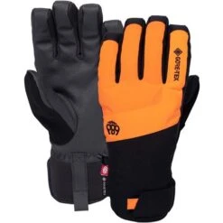 686 GTX Linear Under Cuff Glove - Men's -Ski Supplies Store fw23 686 mensgtxlinearundercuffglove fluroorange 1