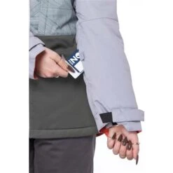 686 Athena Insulated Jacket - Women's -Ski Supplies Store fw23 686 womensathenainsulatedjacket goblingreencolorblock 12