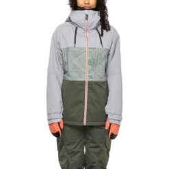 686 Athena Insulated Jacket - Women's -Ski Supplies Store fw23 686 womensathenainsulatedjacket goblingreencolorblock 2