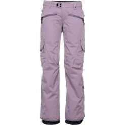 686 Aura Insulated Cargo Pant - Women's -Ski Supplies Store fw23 686 womensaurainsulatedcargopant dustyorchid 1