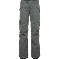 686 Aura Insulated Cargo Pant - Women's -Ski Supplies Store fw23 686 womensaurainsulatedcargopant goblingreen 1