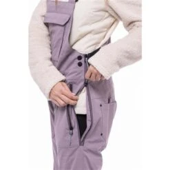 686 Black Magic Insulated Bib - Women's 38 686 Black Magic Insulated Bib - Women's -Ski Supplies Store fw23 686 womensblackmagicinsulatedbib dustyorchidgeojacquard 4