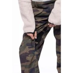 686 Harper Shell Bib - Women's -Ski Supplies Store fw23 686 womensharpershellbib darkcamocolorblock 3