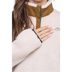 686 Tioga Fleece Pullover - Women's -Ski Supplies Store fw23 686 womenstiogafleecepullover birchsherpa 6