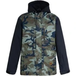 DC SHOES DC Bandwidth Jacket - Men's -Ski Supplies Store fw23 dc mensbandwidthjacket woodlandcamogreen 7