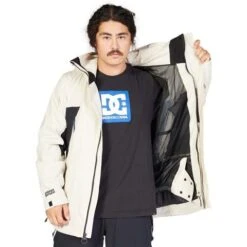 DC SHOES DC Command 45K Jacket - Men's -Ski Supplies Store fw23 dc menscommand45kjacket pelican 3