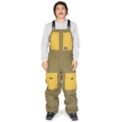 DC SHOES DC Shadow Bib - Men's -Ski Supplies Store fw23 dc mensshadowbib ivygreen