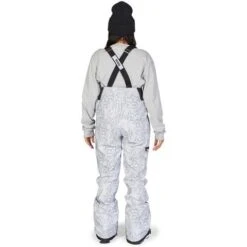 DC SHOES DC Collective Soft Shell Bib - Women's 22 DC SHOES DC Collective Soft Shell Bib - Women's -Ski Supplies Store fw23 dc womenscollectivesoftshellbib white 2