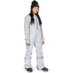 DC SHOES DC Collective Soft Shell Bib - Women's 23 DC SHOES DC Collective Soft Shell Bib - Women's -Ski Supplies Store fw23 dc womenscollectivesoftshellbib white 3