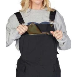 DC SHOES DC Crusade Bib - Women's -Ski Supplies Store fw23 dc womenscrusadebib black 4