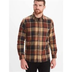 Marmot Fairfax Midweight Flannel - Men's -Ski Supplies Store fw23 marmot mensfairfaxmidweightflannel shetland 1